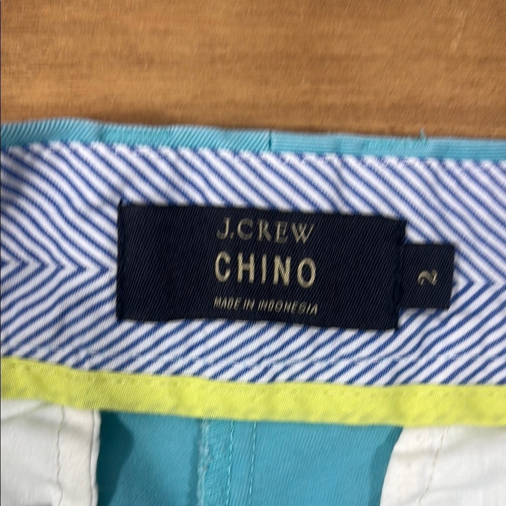 J. Crew Blue Bermuda Shorts Classic Cotton Blend - Picture 3 of 7